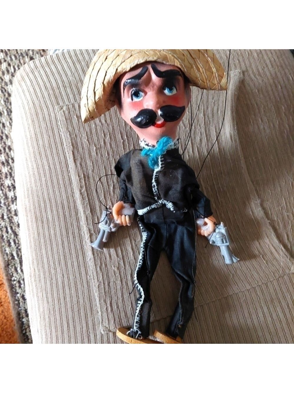 Vintage* Poncho Villa Puppet/Marionette
